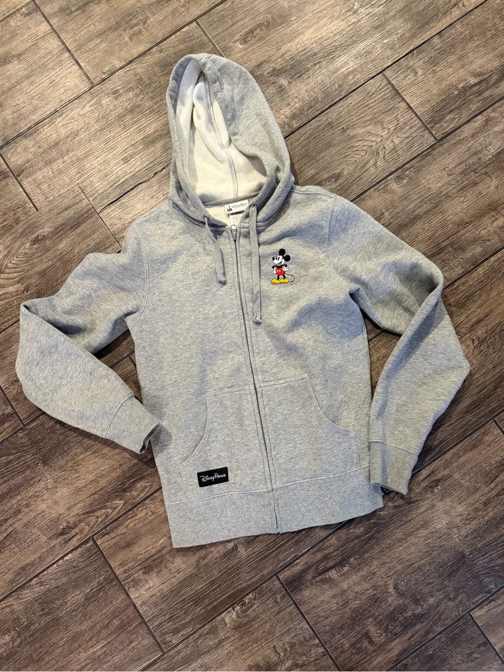 Disney Parks Zip Up Gray Mickey Mouse logo Hoodie
Sweatshirt jacket adult size M